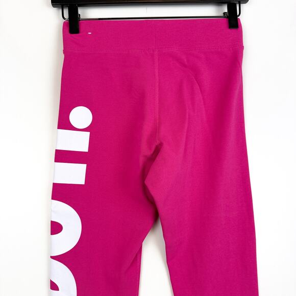 Nike Sportswear Womens High Rise JUST DO IT Leggings Pink 27” - Size S - Picture 5 of 9
